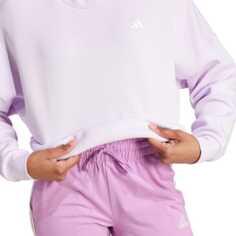 Bluza damska adidas Essentials Small Logo Feel Cozy fioletowa JF8827 Adidas