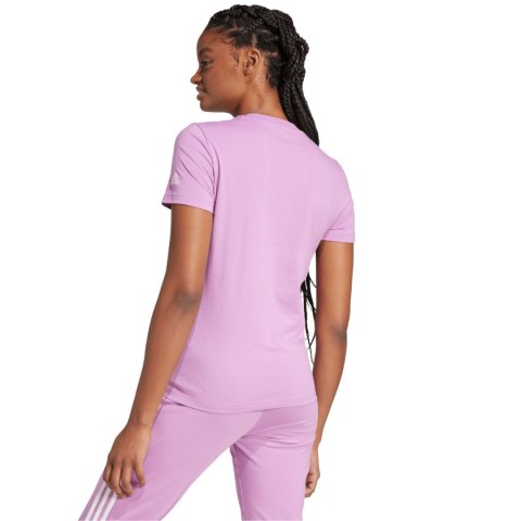Koszulka damska adidas Loungewear Essentials Slim Logo Tee fioletowa IY9192 Adidas