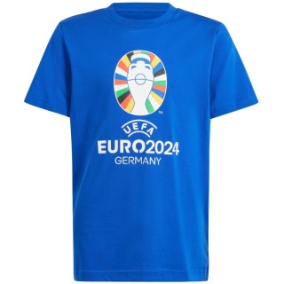 Koszulka dla dzieci adidas Euro24 niebieska IT9309 Adidas