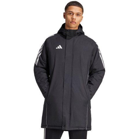 Kurtka męska adidas Tiro 24 Stadium Parka czarno-biała IJ7391 Adidas teamwear