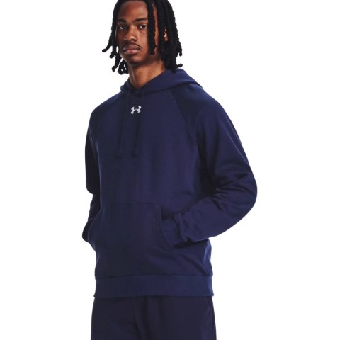 Bluza męska Under Armour Rival Fleece Hoodie granatowa 1379757 410 Under Armour