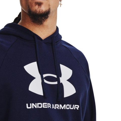 Bluza męska Under Armour Rival Fleece Logo HD granatowa 1379758 410 Under Armour