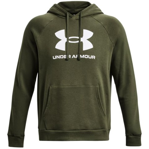 Bluza męska Under Armour Rival Fleece Logo HD oliwkowa 1379758 390 Under Armour
