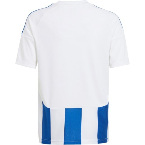 Koszulka dla dzieci adidas Striped 24 biało-niebieska IW2134 Adidas teamwear