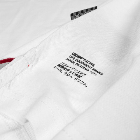 Koszulka męska Ozoshi Polo biała OZ93826 Ozoshi