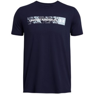 Koszulka męska Under Armour Camo Chest Stripe granatowa 1376830 410 Under Armour