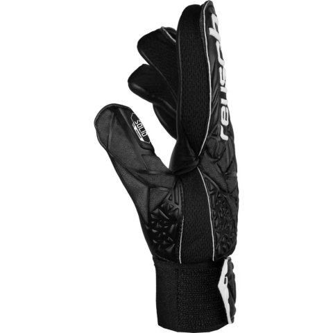 Rękawice bramkarskie Reusch Attrakt Staster Solid Finger Support Junior czarne 5472511 7700 Reusch