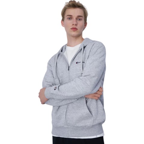 Bluza męska Champion Full Zip Hoodie szara 220260 EM021 Champion