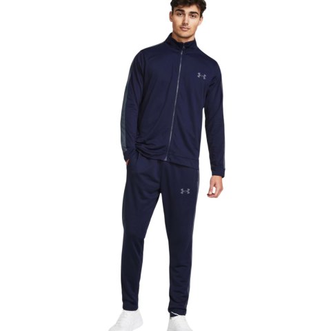 Dres męski Under Armour Rival Knit Track Suit granatowy 1357139 410 Under Armour