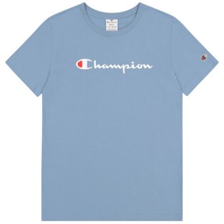 Koszulka damska Champion SS Tee niebieska 117534 BS099 Champion
