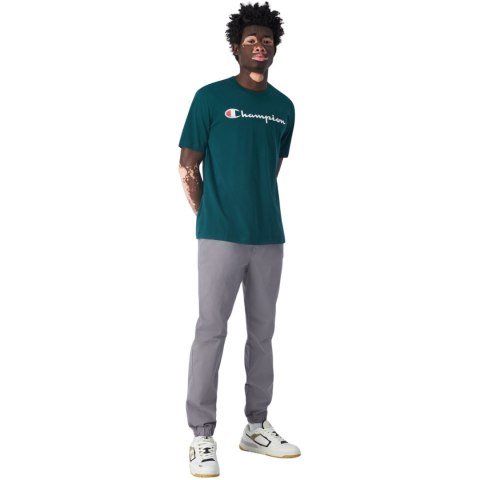 Koszulka męska Champion SS Tee zielona 220256 GS502 Champion