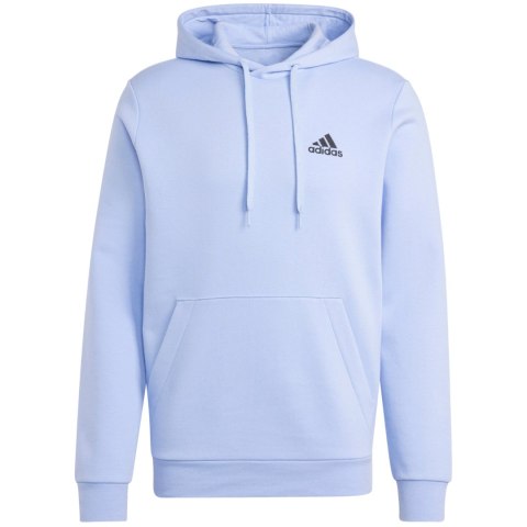 Bluza męska adidas Essentials Fleece Hoodie jasnoniebieska IZ4761 Adidas