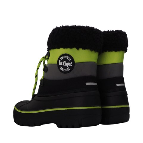 Buty dla dzieci Lee Cooper czarno-limonkowe LCJ-24-44-2856K Lee Cooper