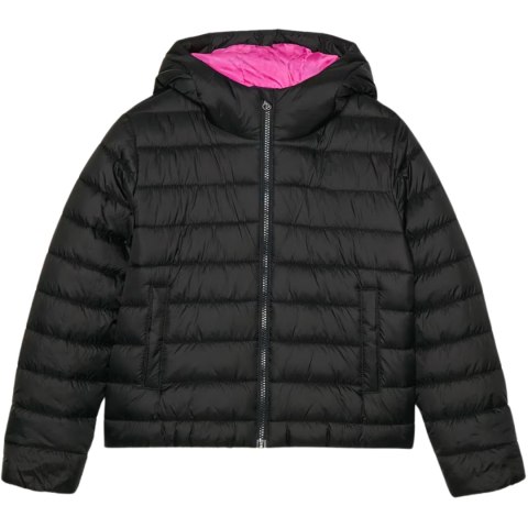 Kurtka pikowana dla dziewczynki 4F F449 głęboka czerń 4FJWAW24TDJAF449 20S 4F