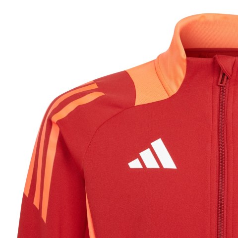 Bluza dla dzieci adidas Tiro 24 Competition Training czerwono-pomarańczowa IR5500 Adidas teamwear