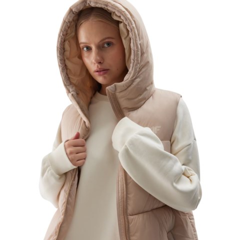 Kamizelka damska 4F F143 beżowa 4FWAW24TVJAF143 83S 4F