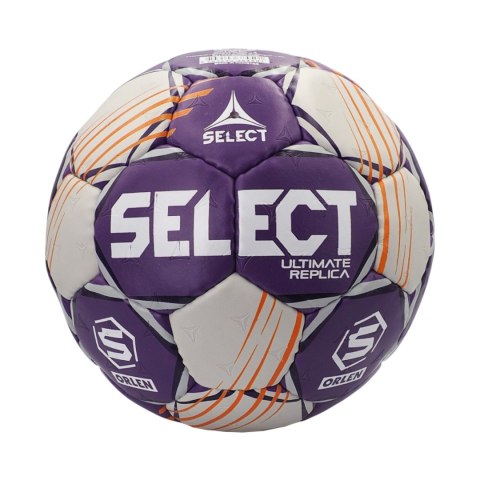 Piłka ręczna Select Ultimate Orlen Superliga 1 EHF Replica fioletowo-szara 13473 Select