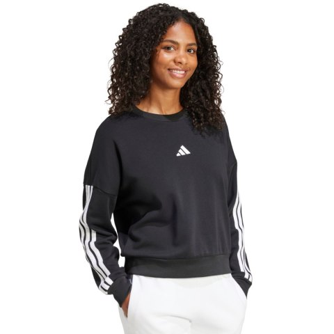 Bluza damska adidas Essentials 3-Stripes French Terry czarna JE0016 Adidas