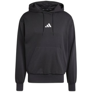 Bluza męska adidas Essentials Feelcozy Fleece Hoodie czarna JE3807 Adidas
