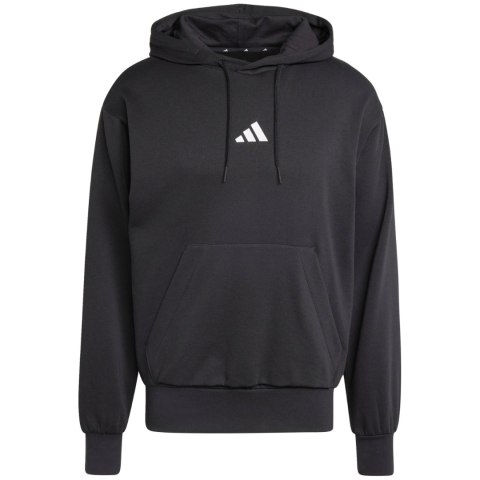 Bluza męska adidas Essentials Feelcozy Fleece Hoodie czarna JE3807 Adidas