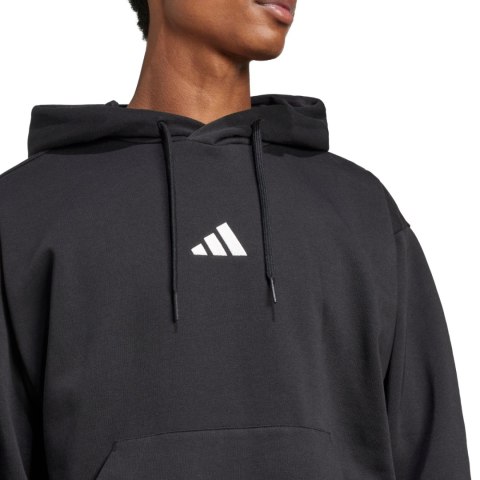 Bluza męska adidas Essentials Feelcozy Fleece Hoodie czarna JE3807 Adidas