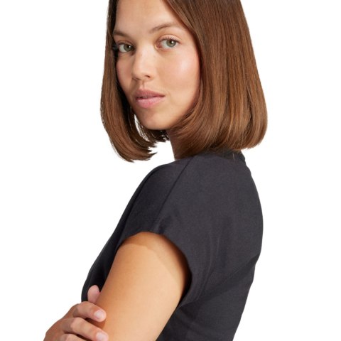 Koszulka damska adidas Essentials Linear Cotton czarna JC8238 Adidas