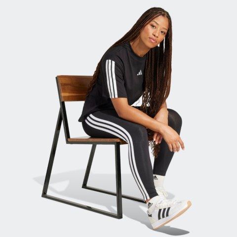 Legginsy damskie adidas Essentials 3-Stripes Cotton czarne JE0072 Adidas