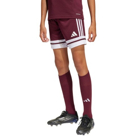 Spodenki dla dzieci adidas Squadra 25 bordowe JC8665 Adidas teamwear