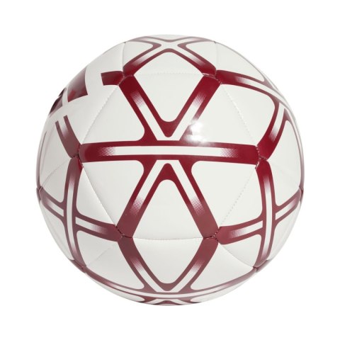 Piłka nożna adidas Starlancer Club biało-bordowa JH3745 Adidas