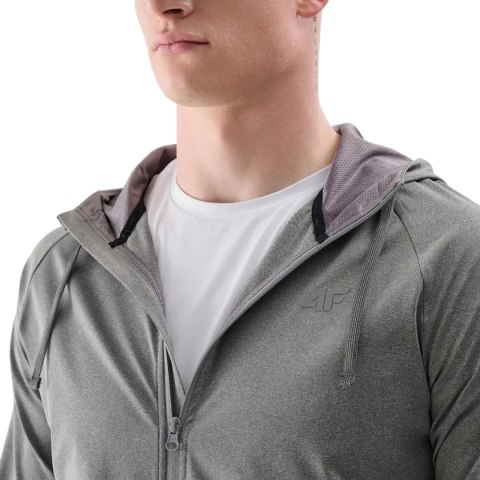 Bluza męska 4F FNK M512 szary melanż 4FWSS25TFSWM512 25M 4F