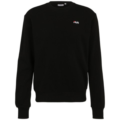 Bluza męska Fila Leverano Regular Crew Sweat czarna FAM0876 80010 Fila