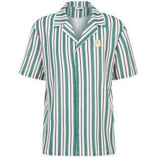 Koszula męska Fila Lastro zielono-kremowa FAM0926 13382 Fila