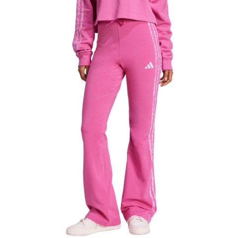 Legginsy damskie adidas Essentials 3-Stripes Print Cotton różowe JG6238 Adidas