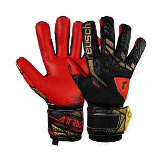 Rękawice bramkarskie Reusch Attrakt Freegel Silver czarno-czerwone 5570235 7075 Reusch