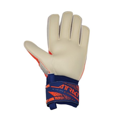 Rękawice bramkarskie Reusch Attrakt Solid biało-pomarańczowe 5570516 2500 Reusch