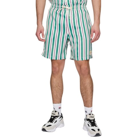 Spodenki męskie Fila Lastro zielono-kremowe FAM0925 13382 Fila
