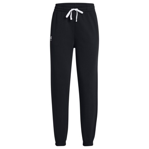 Spodnie damskie Under Armour Rival Terry Jogger czarne 1382735 002 Under Armour