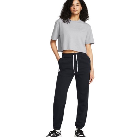Spodnie damskie Under Armour Rival Terry Jogger czarne 1382735 002 Under Armour