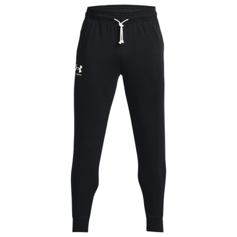 Spodnie męskie Under Armour Rival Terry Jogger czarne 1380843 001 Under Armour