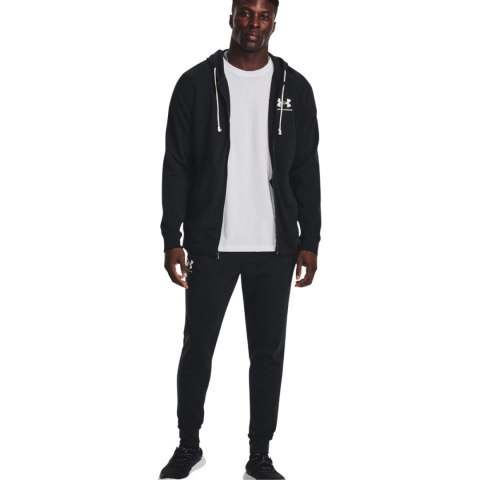Spodnie męskie Under Armour Rival Terry Jogger czarne 1380843 001 Under Armour