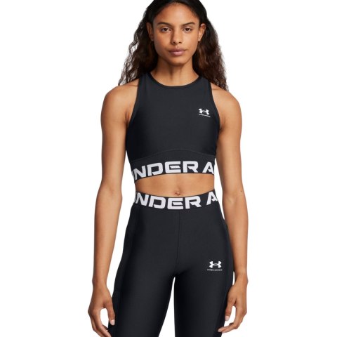 Koszulka damska Under Armour HeatGear Rib Tank czarna 1388694 001 Under Armour
