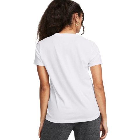 Koszulka damska Under Armour Rival Core SS biała 1383648 100 Under Armour