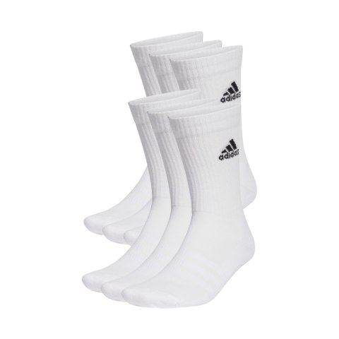 Skarpety adidas Cushioned Sportswear Crew Socks 6 Par białe HT3453 Adidas