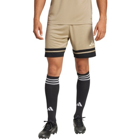 Spodenki męskie adidas Squadra 25 beżowo-czarne JP3403 Adidas