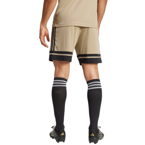 Spodenki męskie adidas Squadra 25 beżowo-czarne JP3403 Adidas