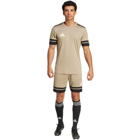 Spodenki męskie adidas Squadra 25 beżowo-czarne JP3403 Adidas