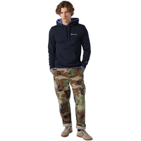 Bluza męska Champion Hooded Sweatshirt granatowa 220729 BS501 Champion