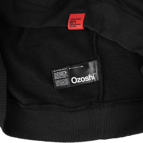 Bluza męska Ozoshi Brazos czarna OZ93898 Ozoshi
