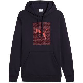 Bluza męska Puma Ess Logo Lab Hoodie FL granatowa 684669 16 Puma