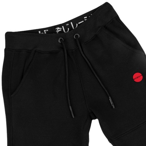 Spodnie męskie Ozoshi James czarne OZ93933 Ozoshi